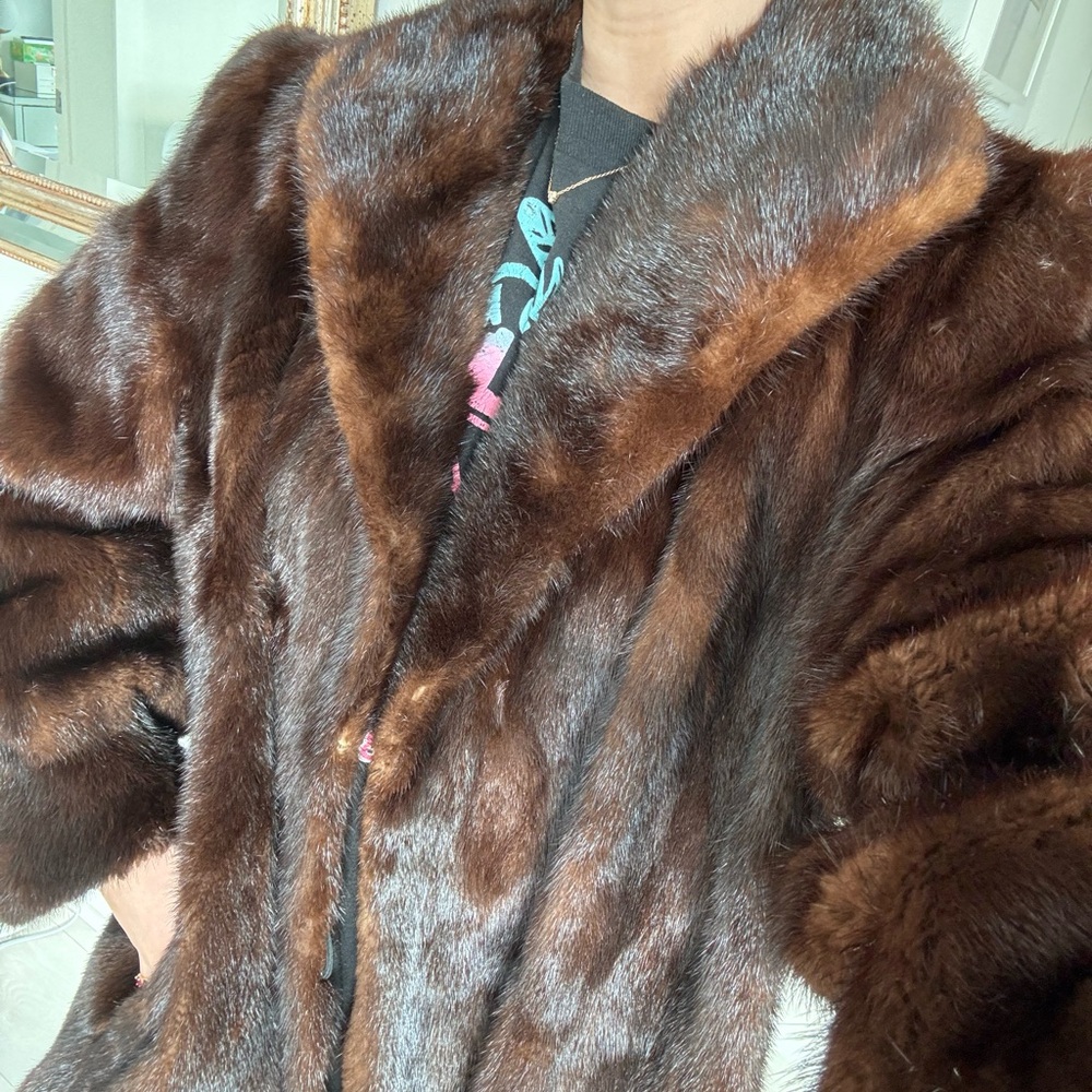 Authentic Mink Fur Coat